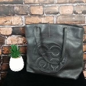 COACH| Julia Leather Op Art Perry Tote